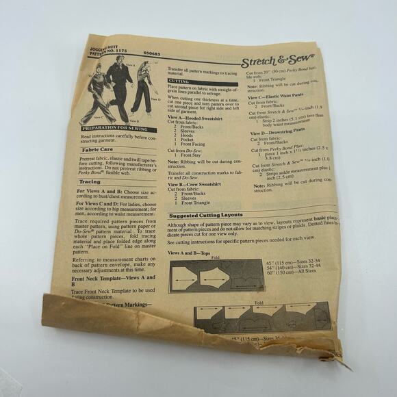 Stretch & Sew Ann Person 1578 The Traveler & 1175 Jogging Suit Sewing Pattern - Picture 6 of 11